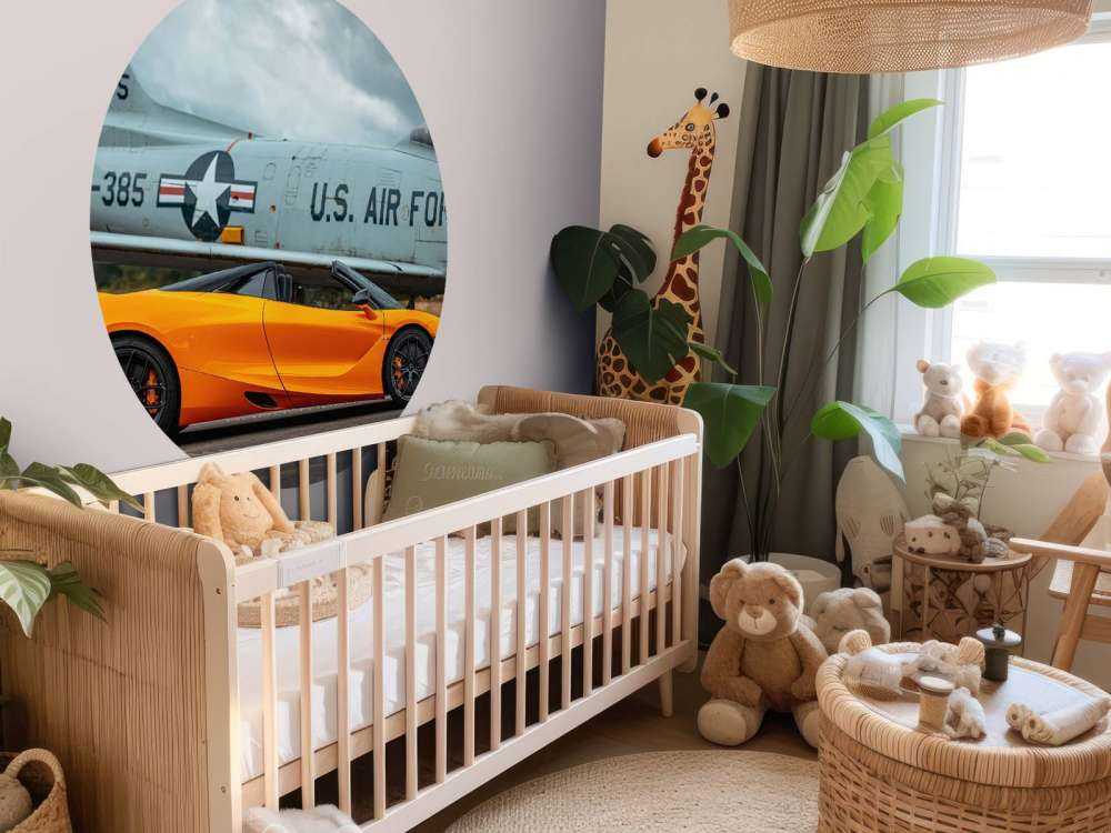 Supercar en gevechtsvliegtuig