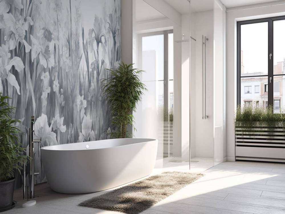 Fragrant spring Navy Blue