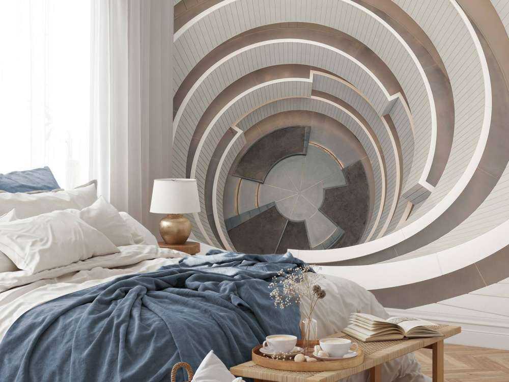 Pathway through the autumn forest