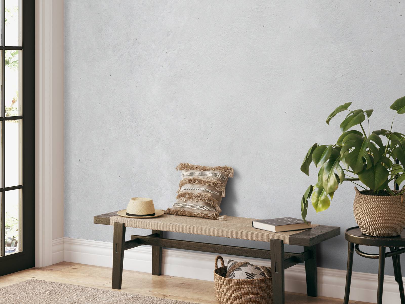 Geborsteld beton