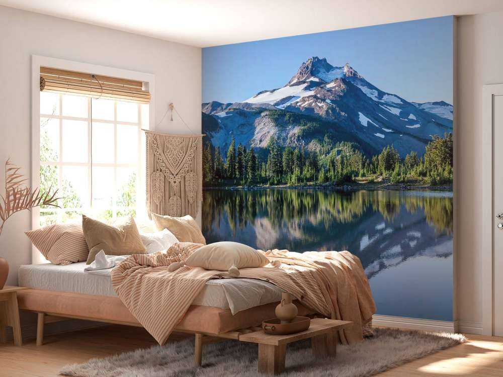 Fotobehang bergen sneeuw