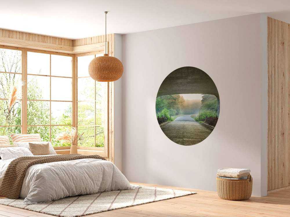 Zon aan het einde van een tunnel