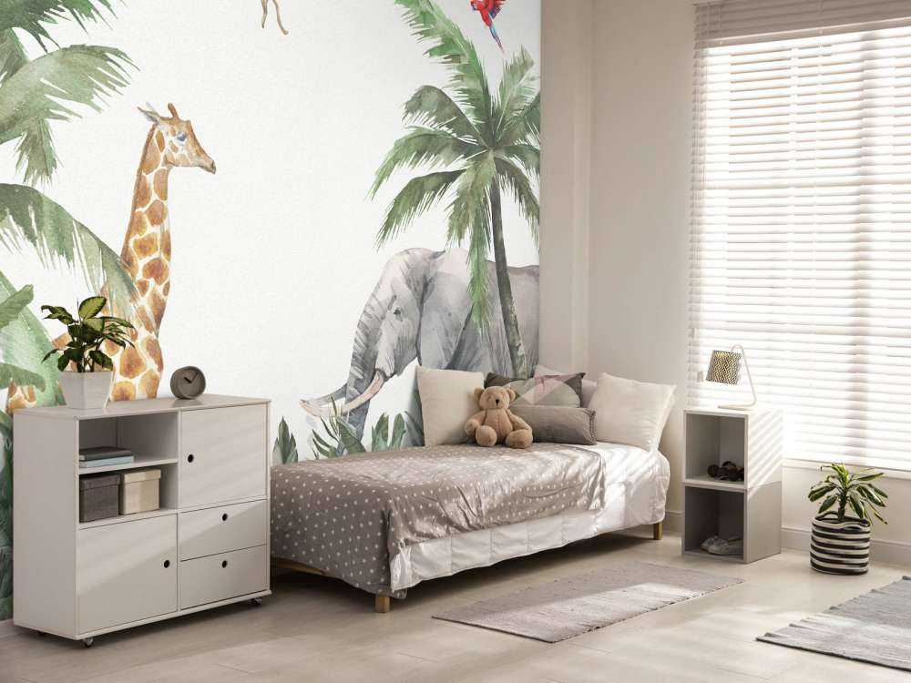 Kleurrijke jungle dieren