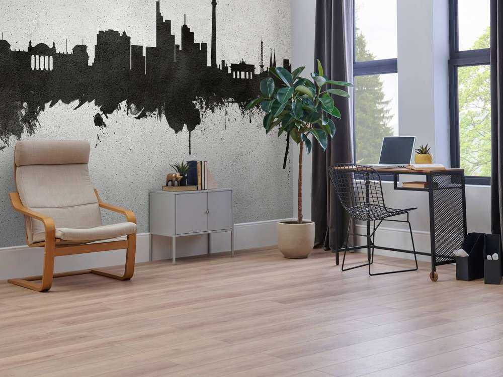 Waterverf skyline, Berlijn 