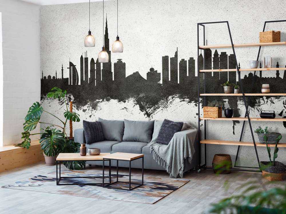 Waterverf skyline, Dubai