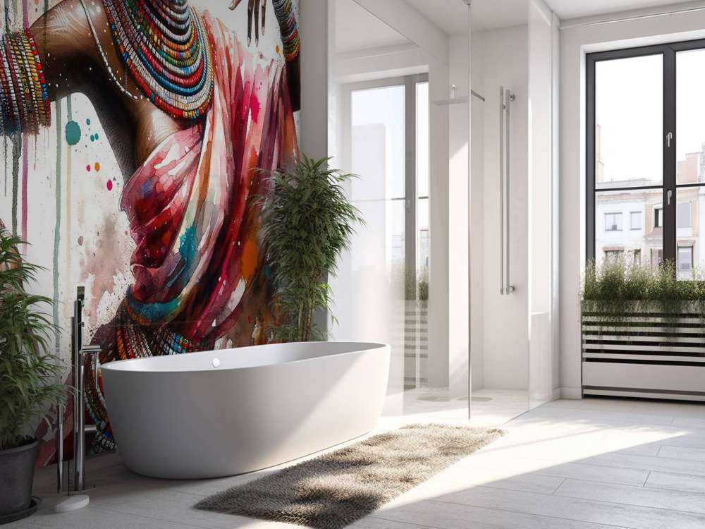 Watercolor African Dancer