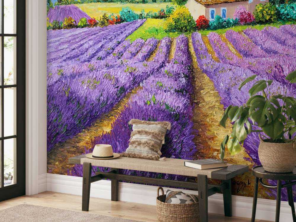 Lavender under linden