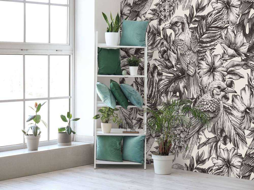 Florale Vogel Symfonie