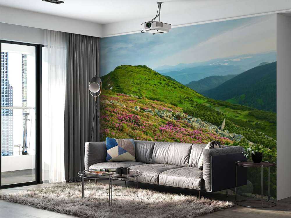 Rododendrons in de bergen