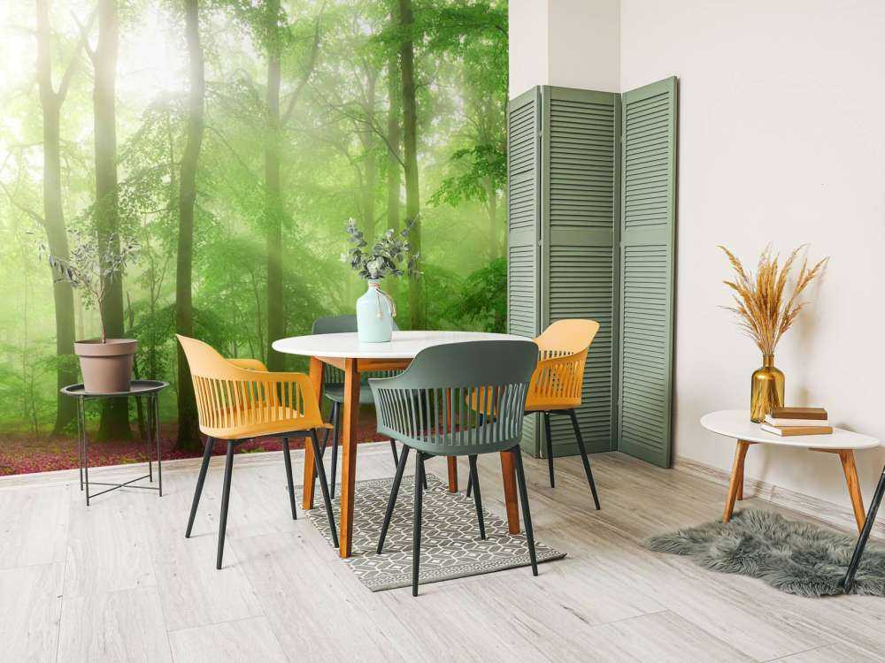 Groen bos panorama