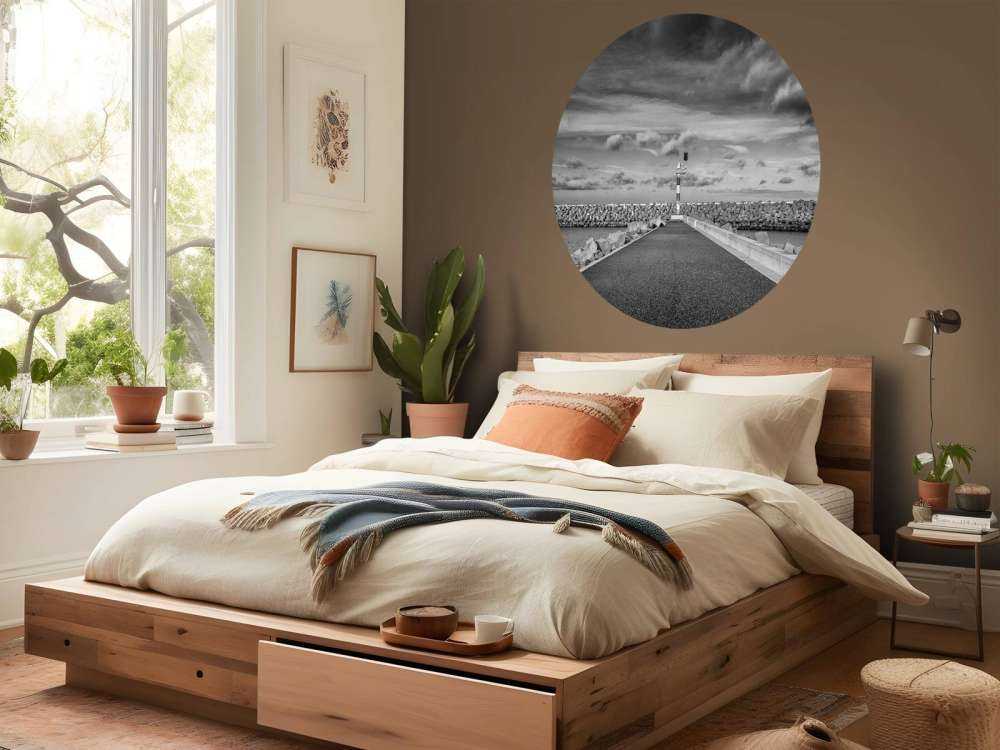 Kademuur van de jachthaven van Cadzand Bad 