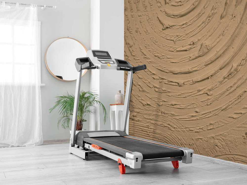 Ronde vormen en lijnen in goud bruin