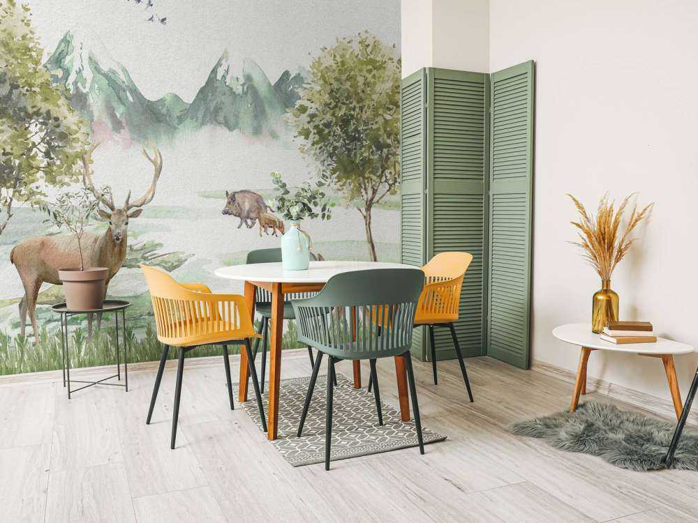 Kleurrijke bosdieren