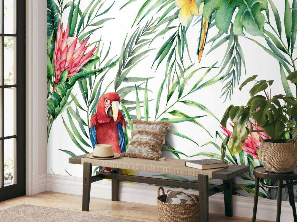 Exotische vogels print