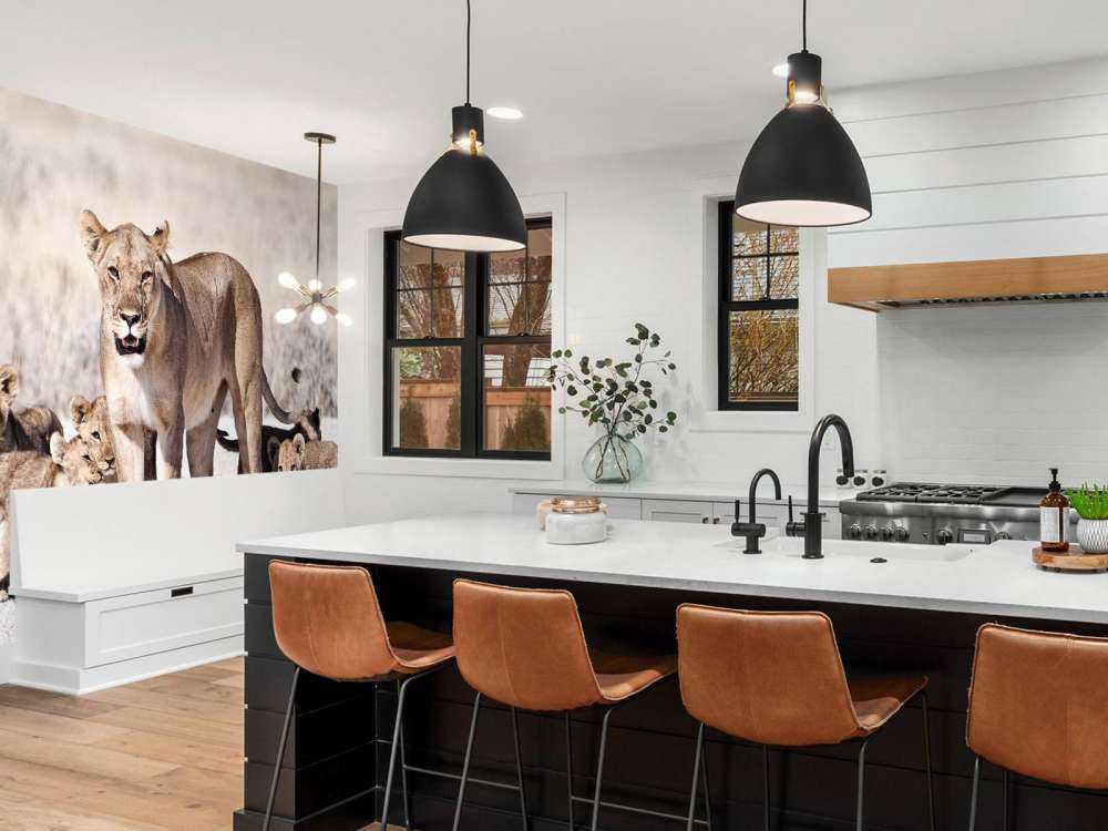 Leeuwin met haar welpen