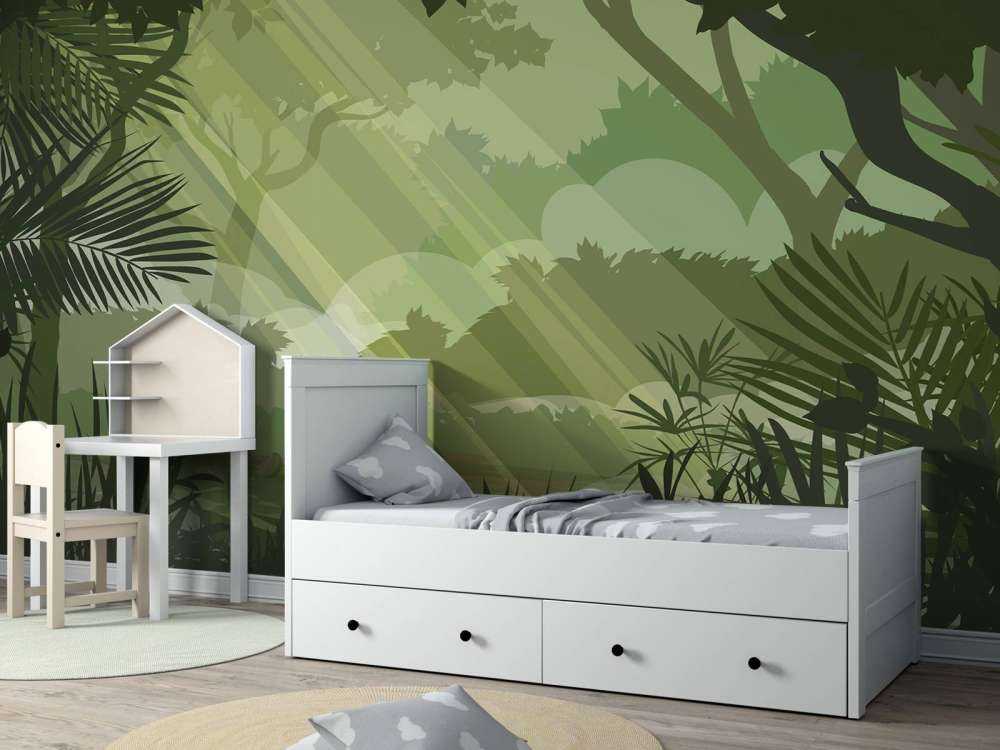 Illustratie groene jungle