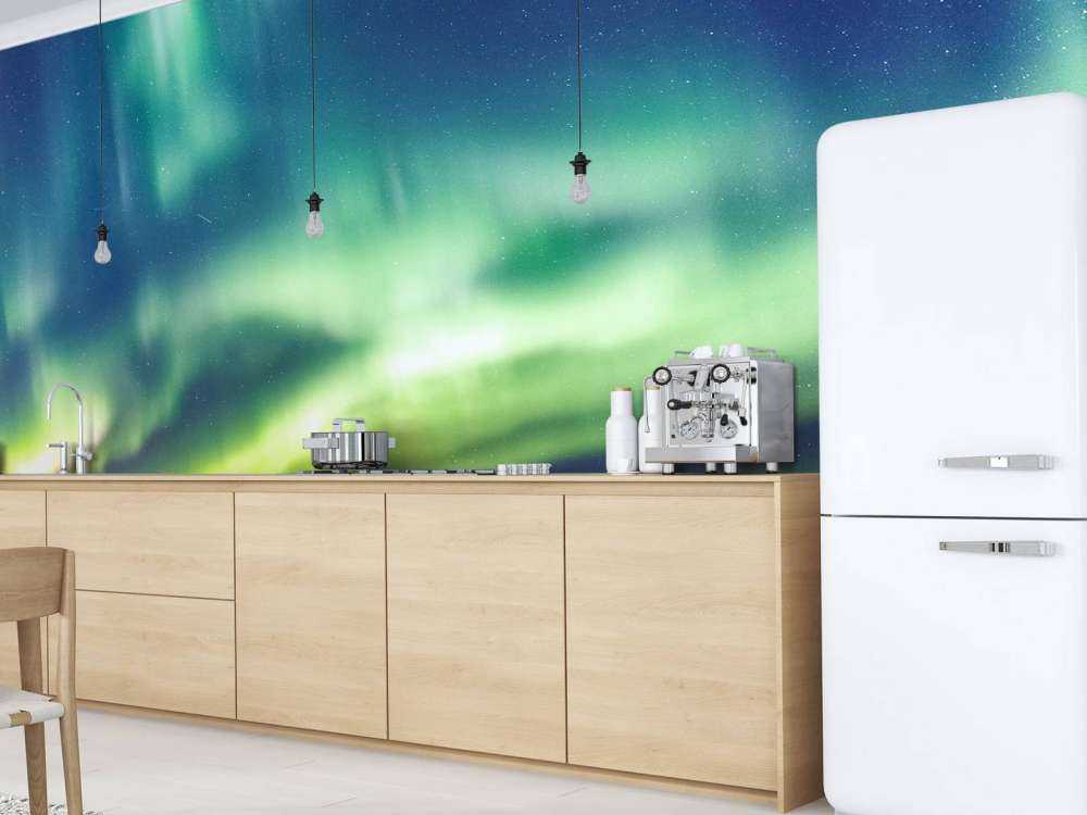 Kleurrijk Noorderlicht in Noorwegen