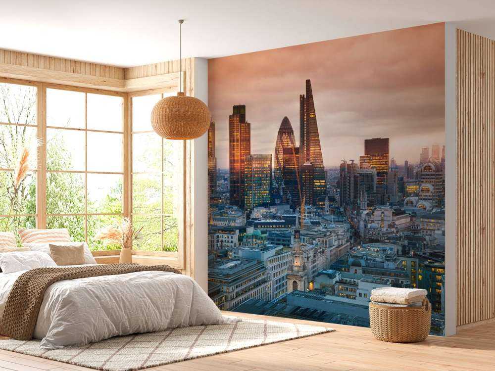 De skyline van Londen