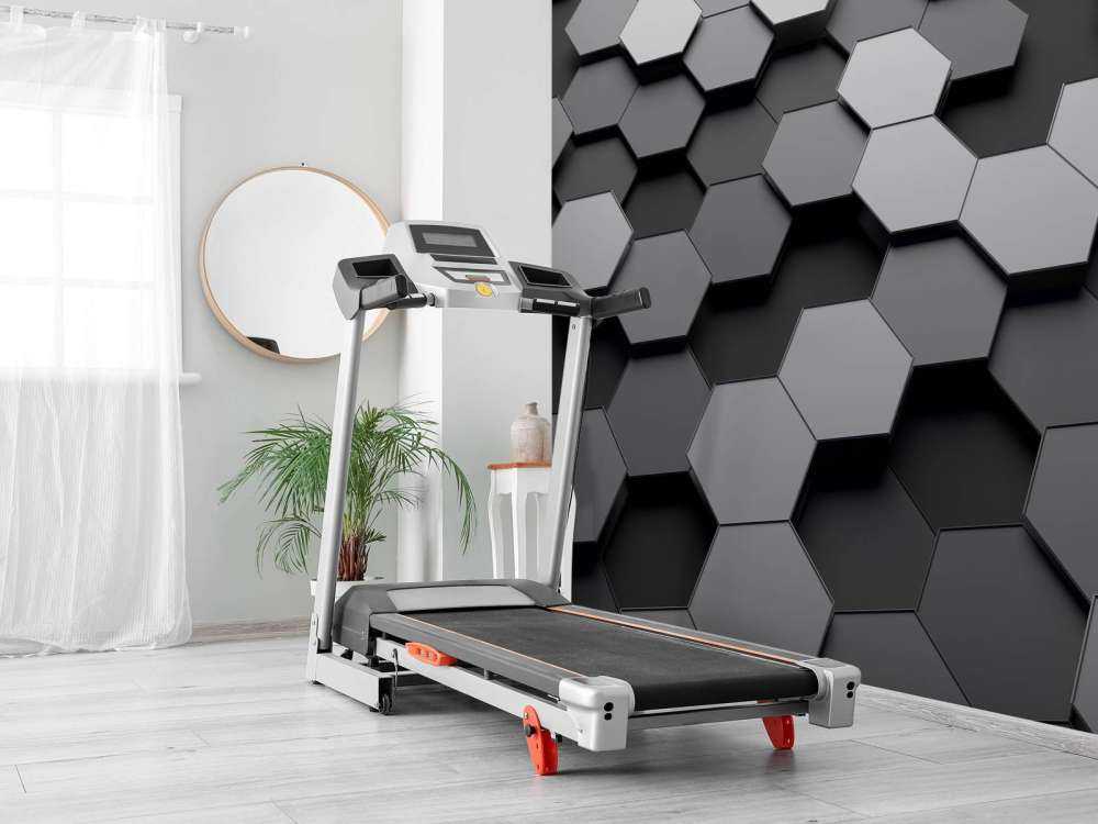 3D weergave van zeshoeken in zwart-wit