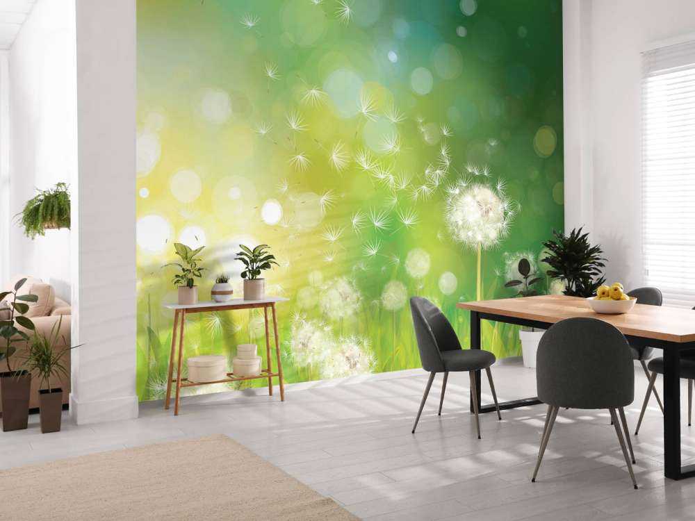 Paardebloemen in de lente