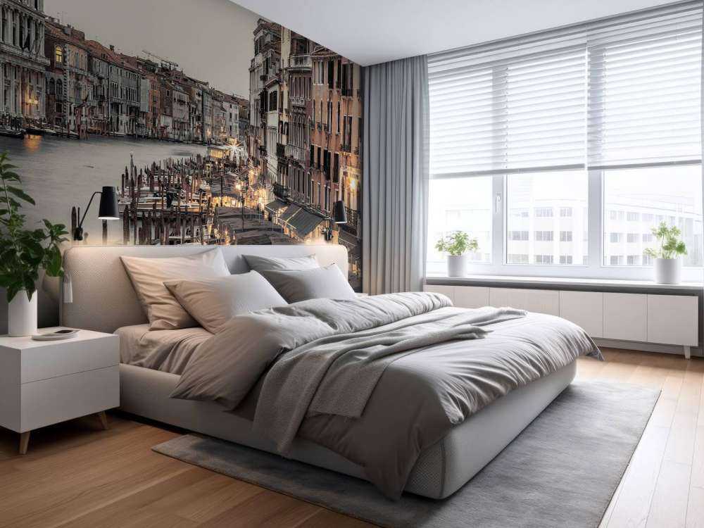 Het grote kanaal bij nacht