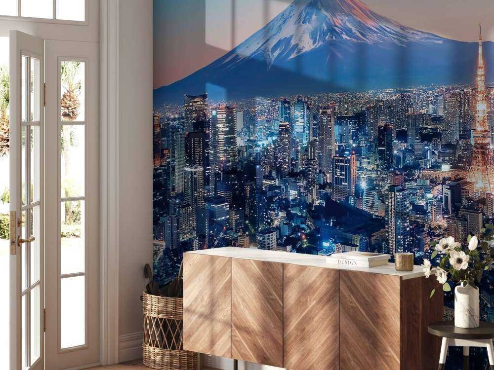 Tokyo bij zonsondergang