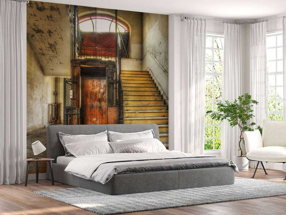 Verlaten hotel lobby