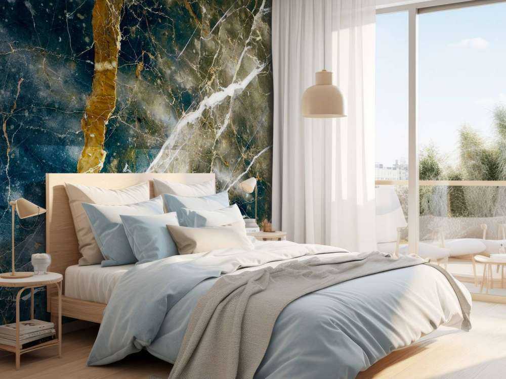 Marmer met wolken structuur