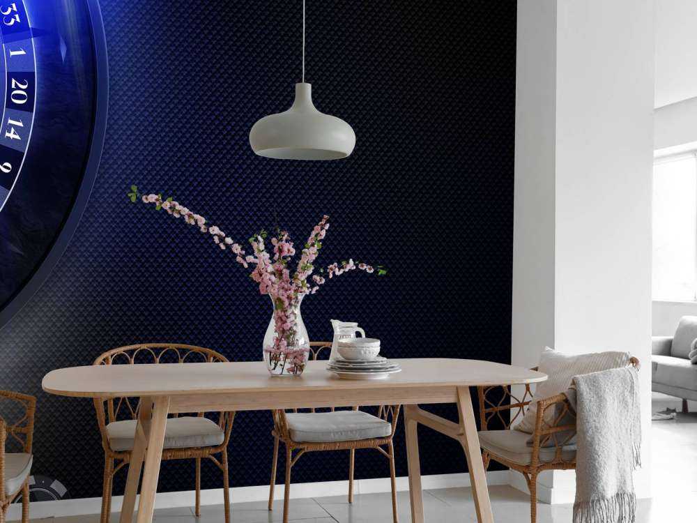 Donkere roulette tafel