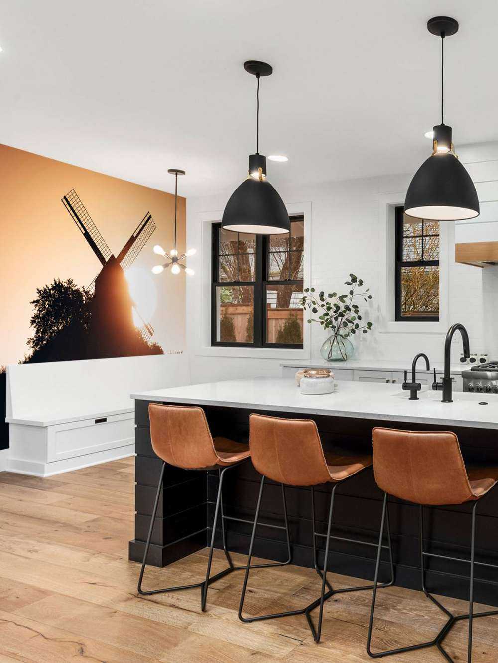 Zonsopkomst tijdens de zomer