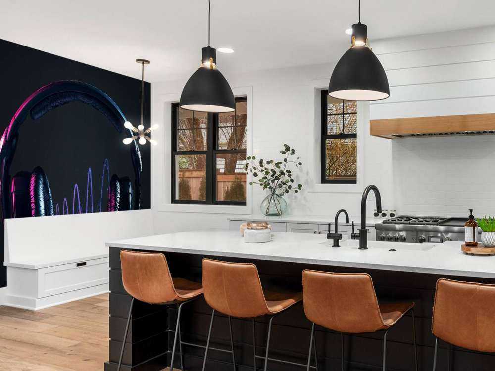 Energieke koptelefoon