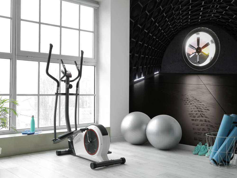 Betonnen garage met een ventilatiesysteem