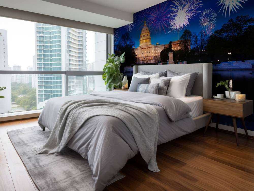 Vuurwerkshow in Washington