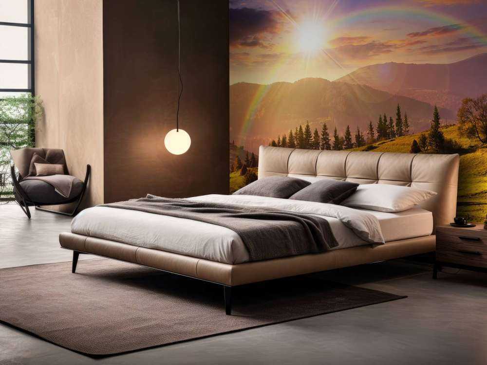 Hooibergen in berglandschap