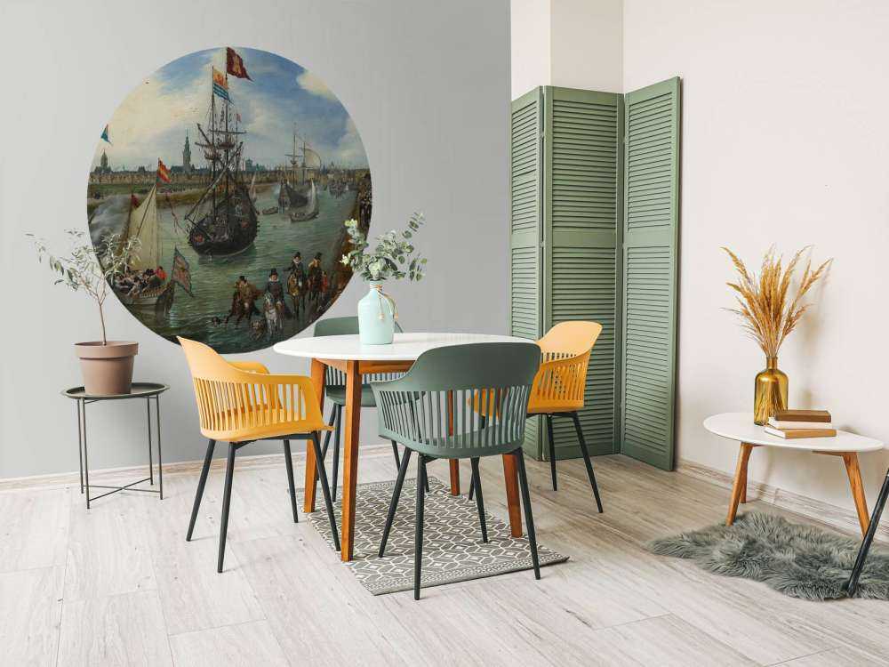 Het vertrek van een hoogwaardigheidsbekleder uit Middelburg