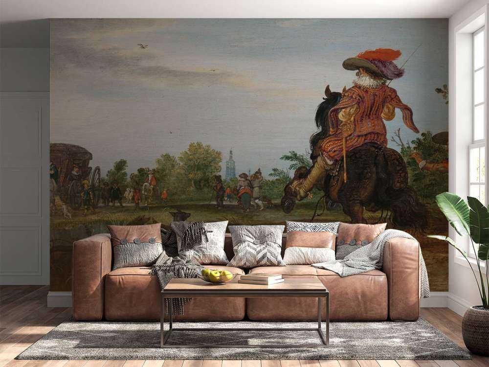 Zomer door Adriaen van de Venne