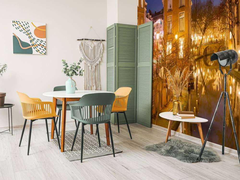 Utrechtse gracht in de avond