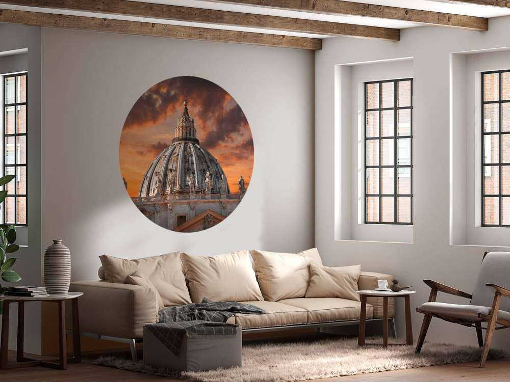 Sint-Pieter bij zonsondergang