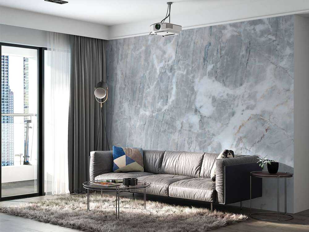 Grijs marmer met goud