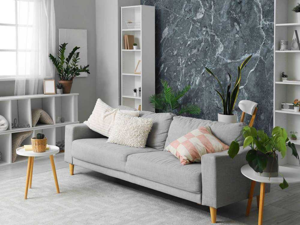 Grijs natuursteen structuur