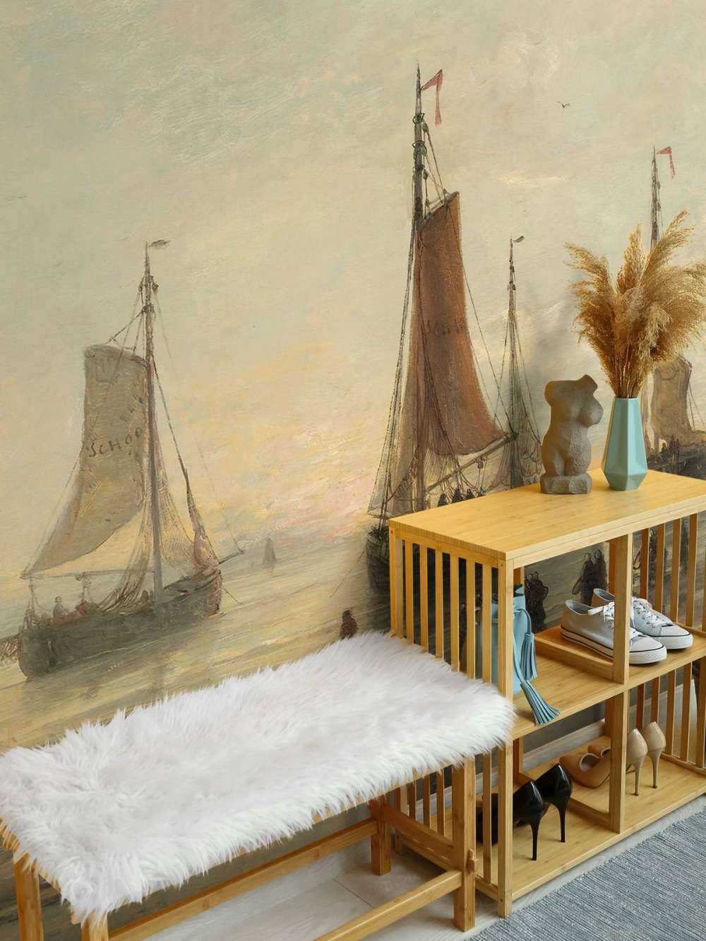 Scheveningse bommen voor anker