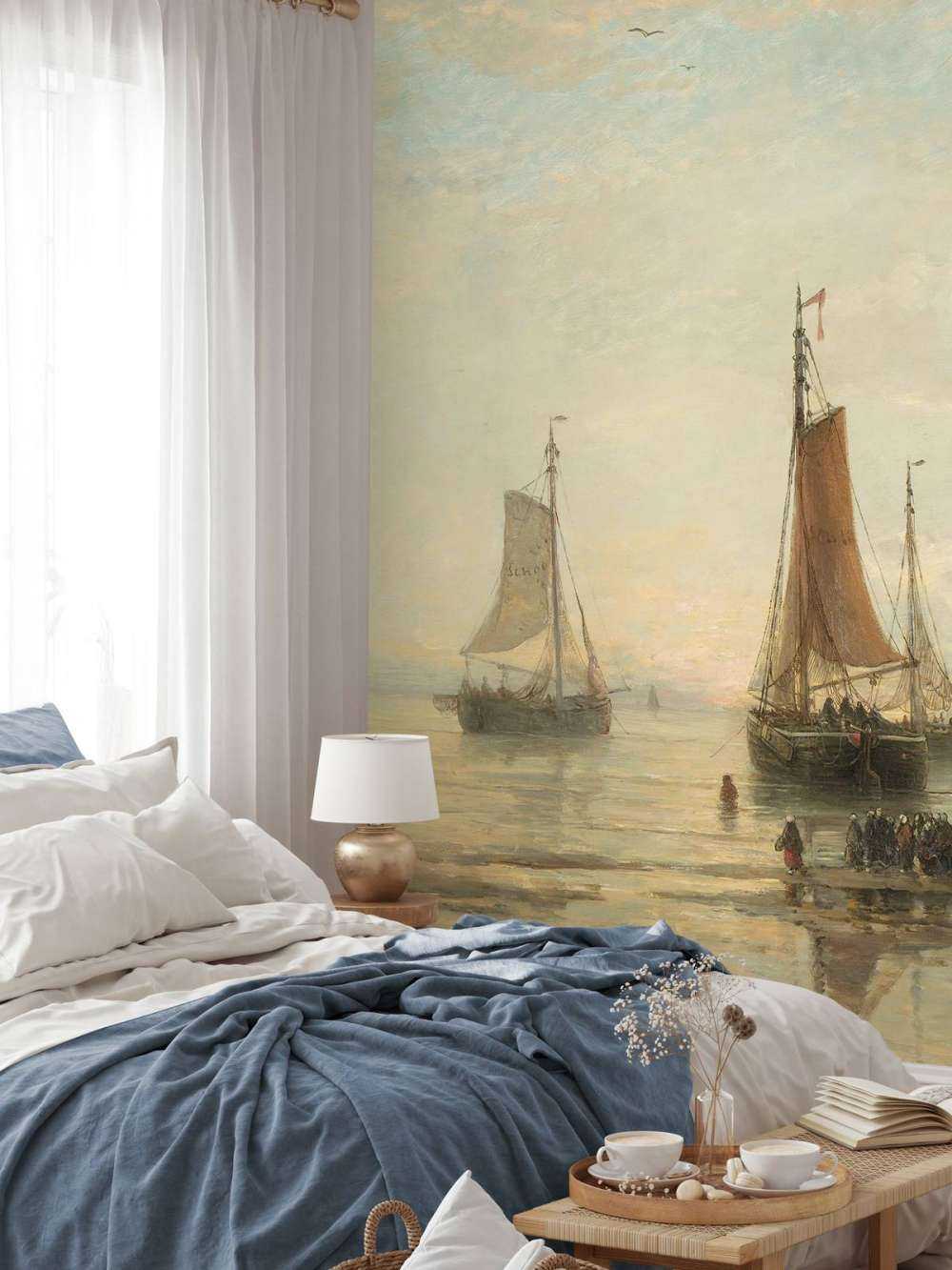 Scheveningse bommen voor anker