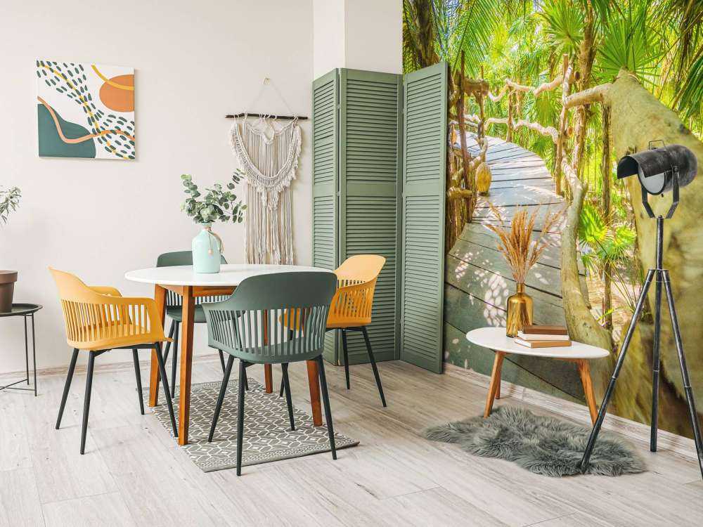 Tropische jungle brug