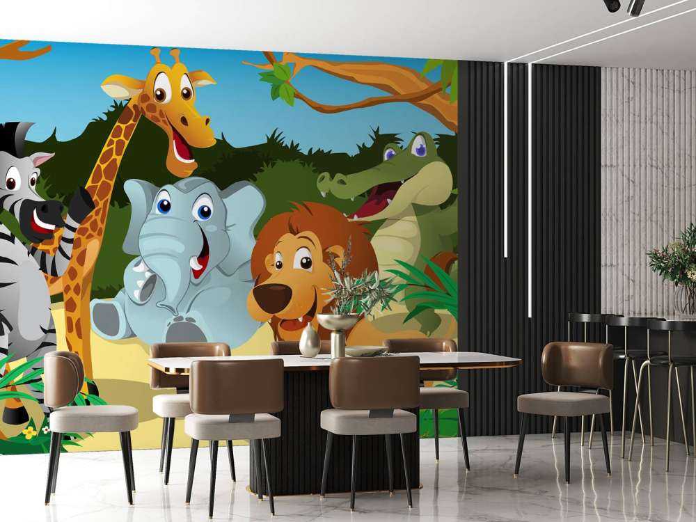 Vrolijke wilde dieren
