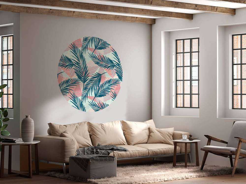 Abstracte palmbladeren