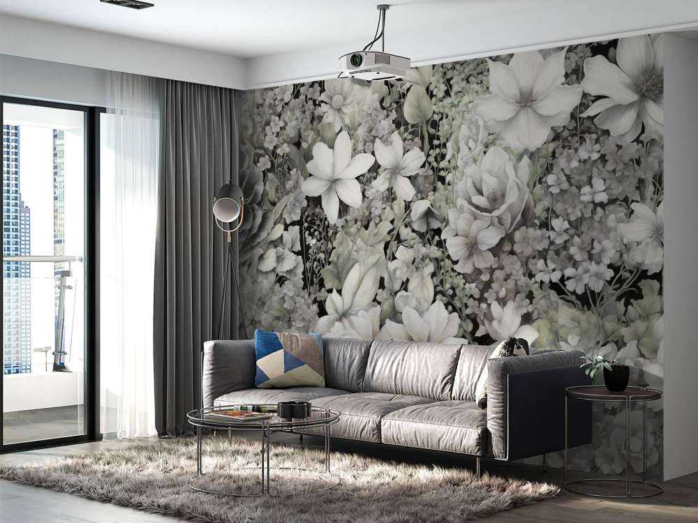 Flower festivalSEAMLESS Light Brown