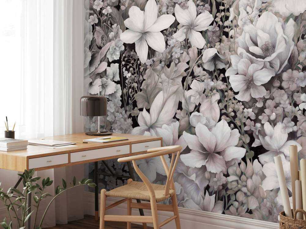 Flower festivalSEAMLESS Brown