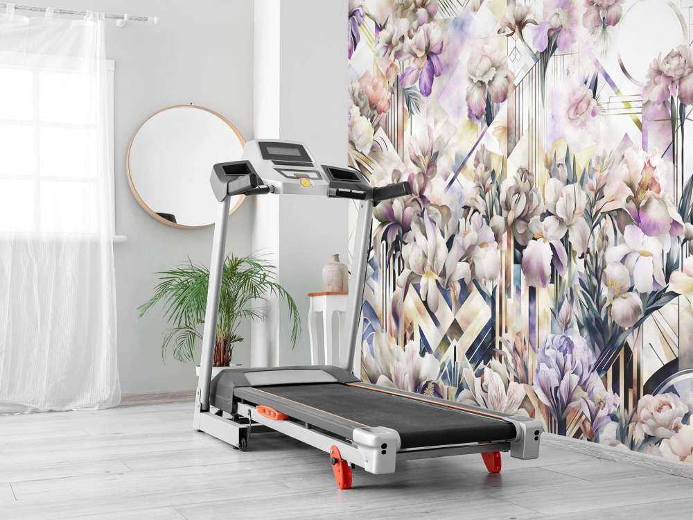 Huge Watercolor Irises Violet