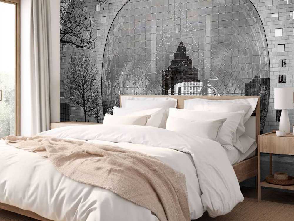 Markthal Reflecties in Monochroom