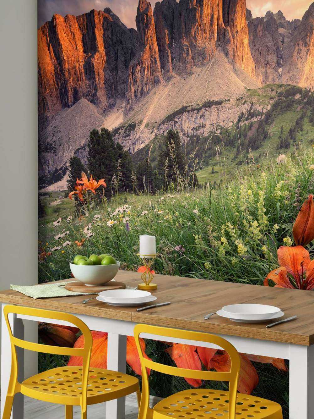 Zomergloed in de Alpen